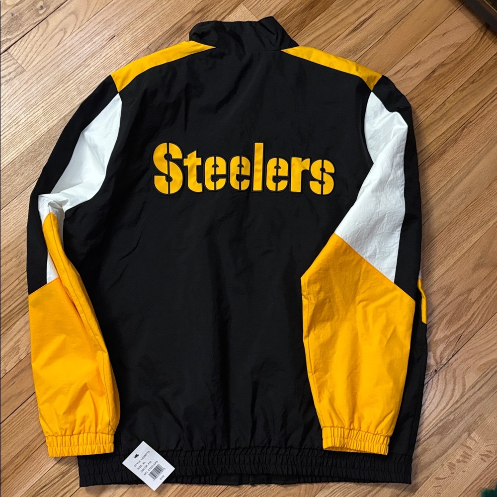 Pittsburgh Steelers Jacket Mens XL Starter, new with tags - Picture 8 of 8